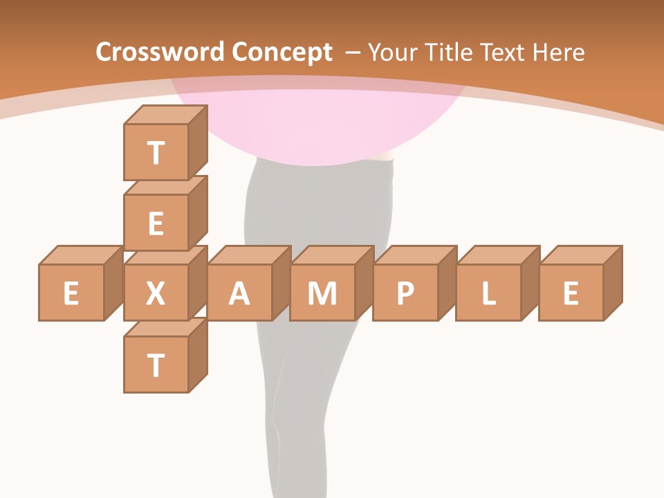 Beautiful Lips Brunette PowerPoint Template