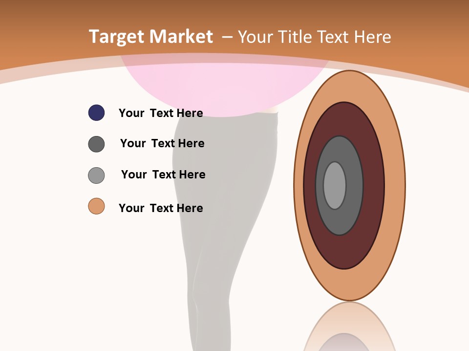 Beautiful Lips Brunette PowerPoint Template