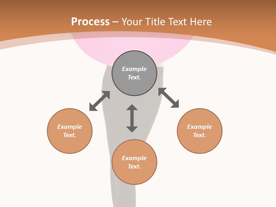 Beautiful Lips Brunette PowerPoint Template