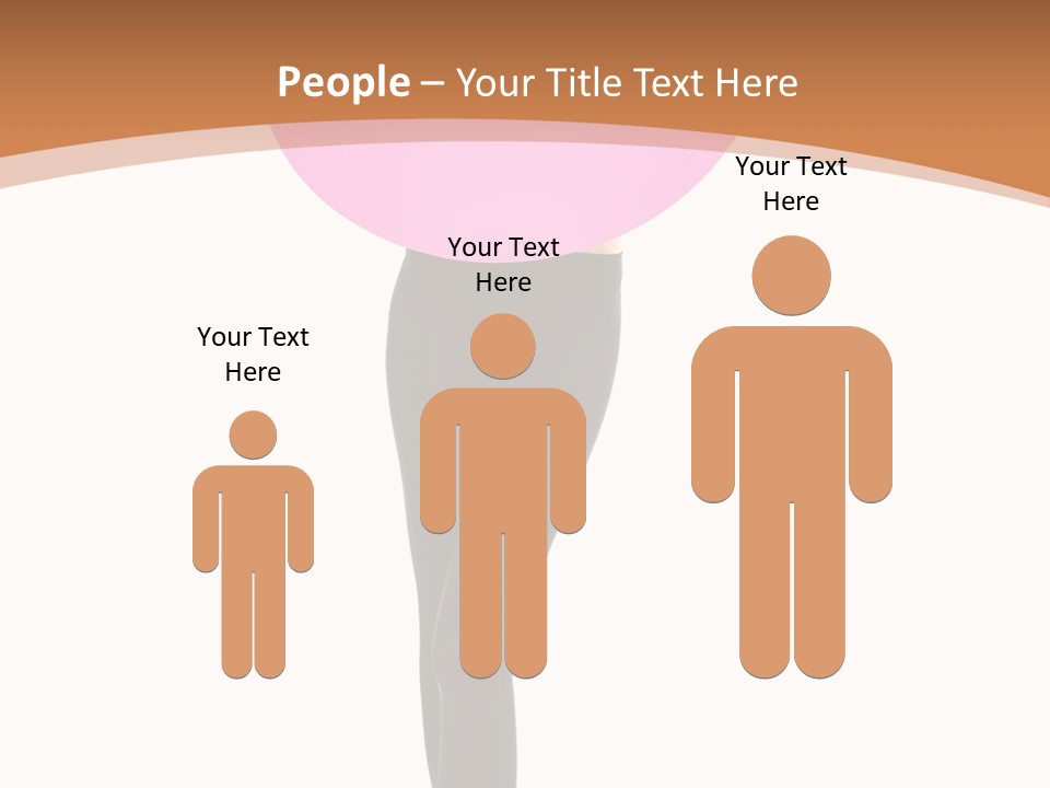 Beautiful Lips Brunette PowerPoint Template