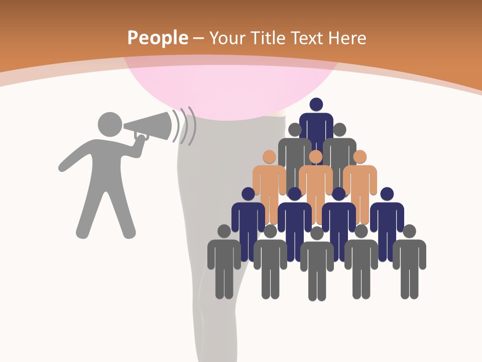 Beautiful Lips Brunette PowerPoint Template