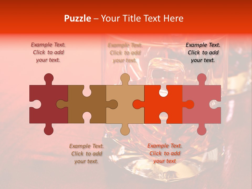 Neat Dark Whiskey PowerPoint Template