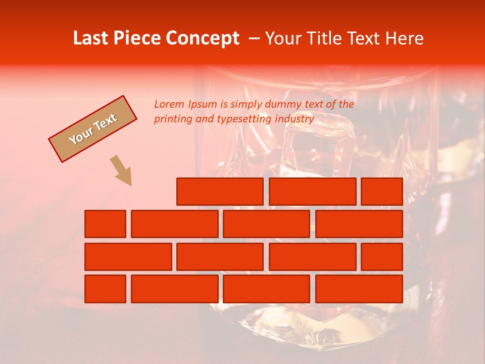 Neat Dark Whiskey PowerPoint Template