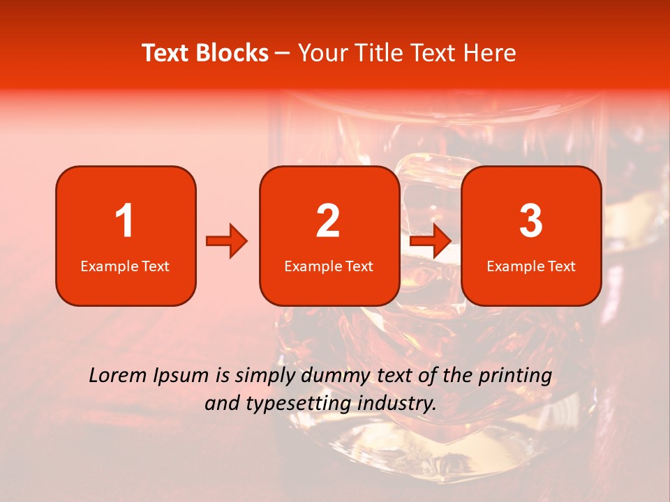 Neat Dark Whiskey PowerPoint Template