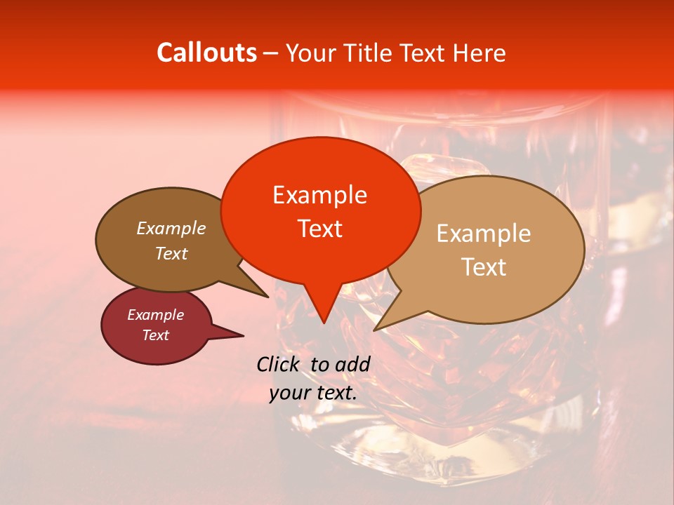 Neat Dark Whiskey PowerPoint Template