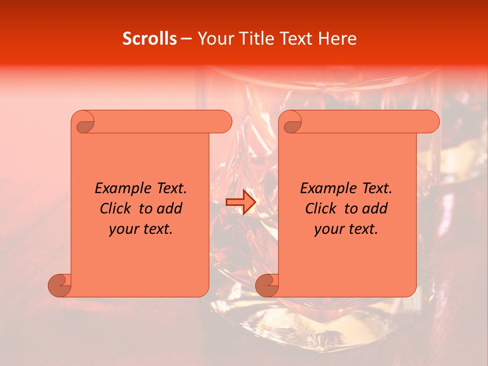 Neat Dark Whiskey PowerPoint Template