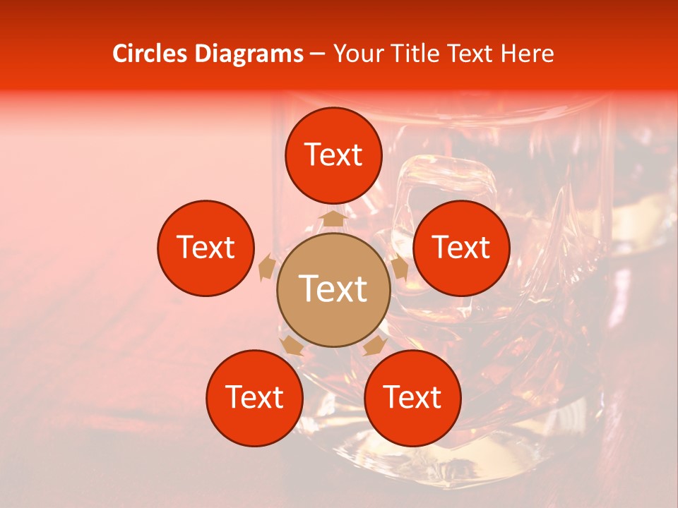 Neat Dark Whiskey PowerPoint Template