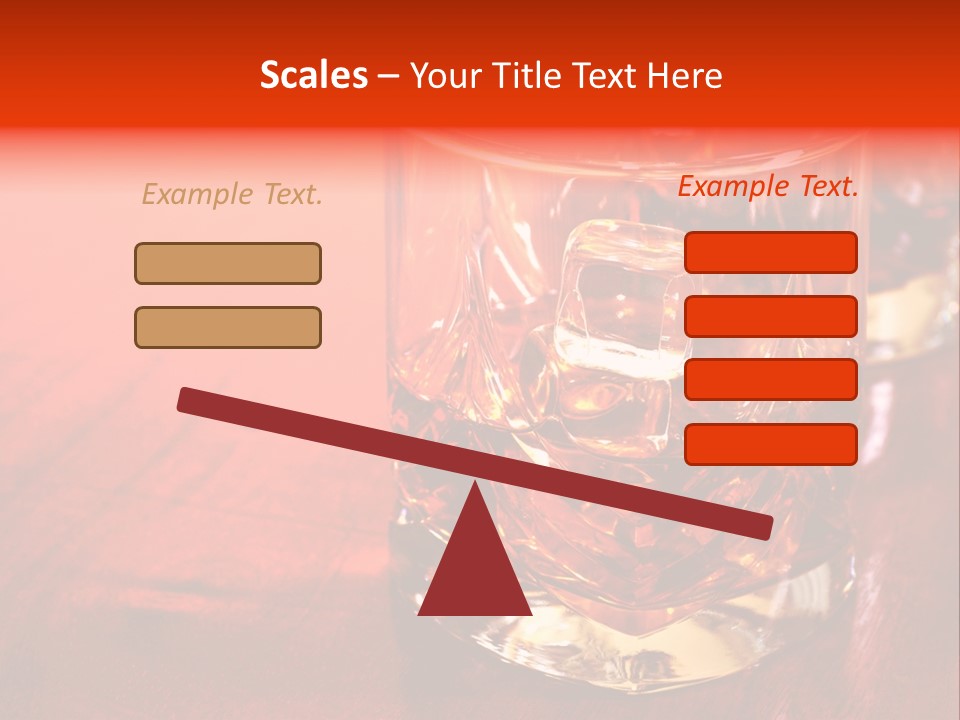 Neat Dark Whiskey PowerPoint Template
