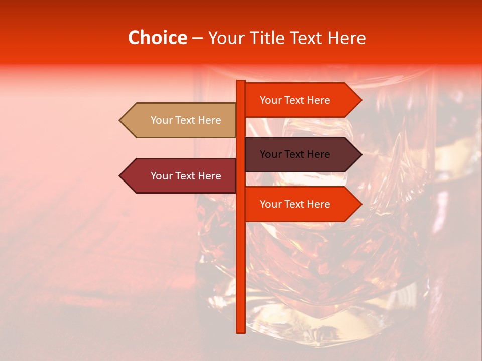 Neat Dark Whiskey PowerPoint Template