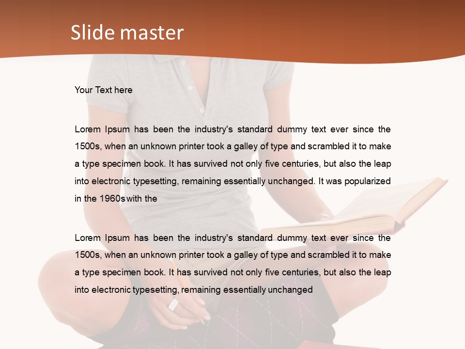 Legs Smart Socks PowerPoint Template