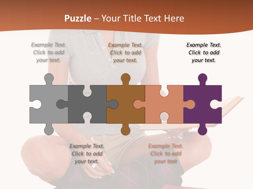 Legs Smart Socks PowerPoint Template