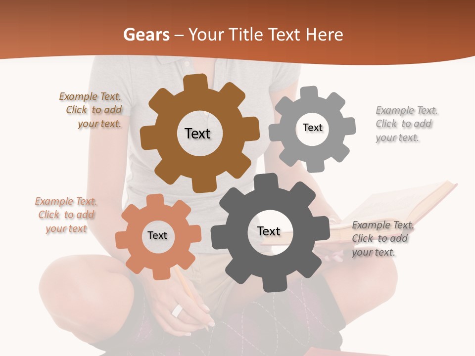 Legs Smart Socks PowerPoint Template