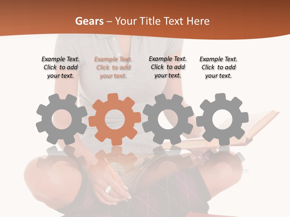 Legs Smart Socks PowerPoint Template