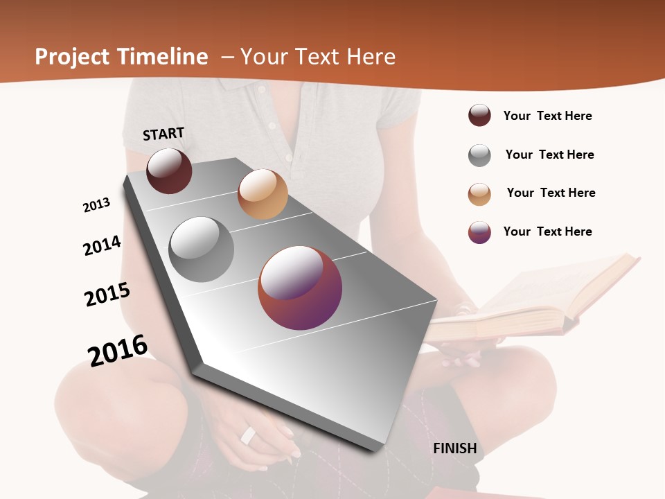 Legs Smart Socks PowerPoint Template