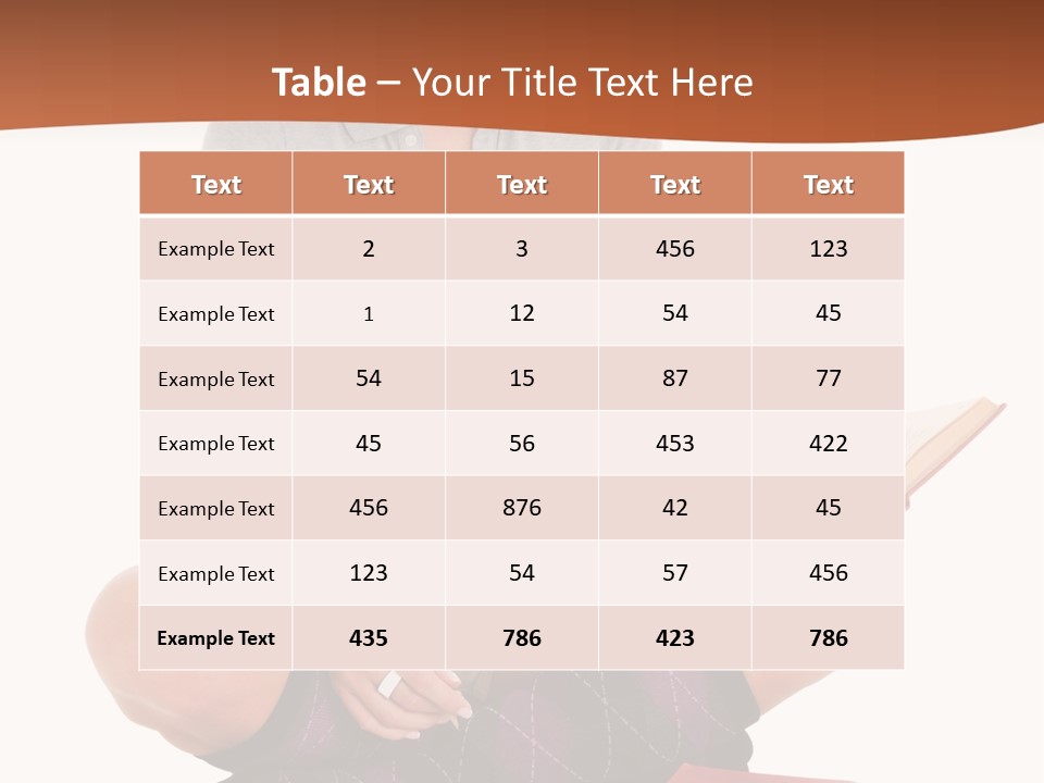 Legs Smart Socks PowerPoint Template