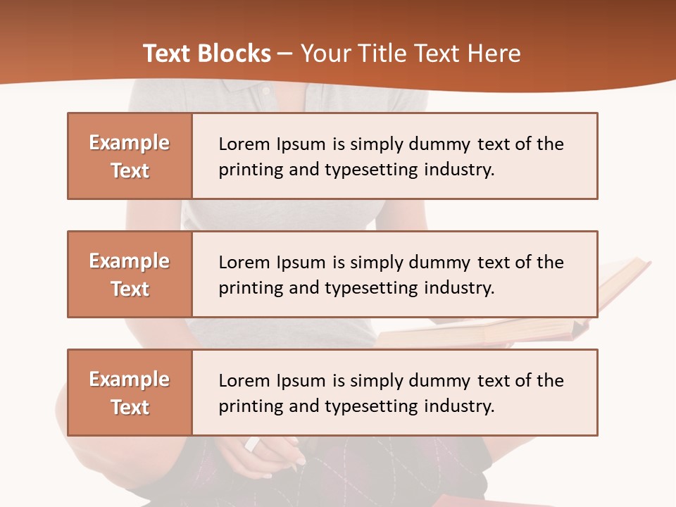 Legs Smart Socks PowerPoint Template