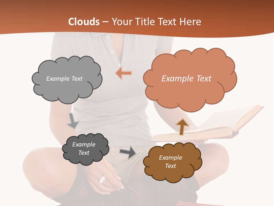 Legs Smart Socks PowerPoint Template