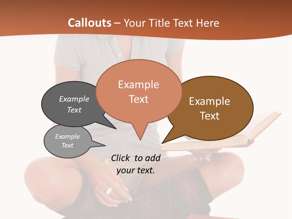 Legs Smart Socks PowerPoint Template