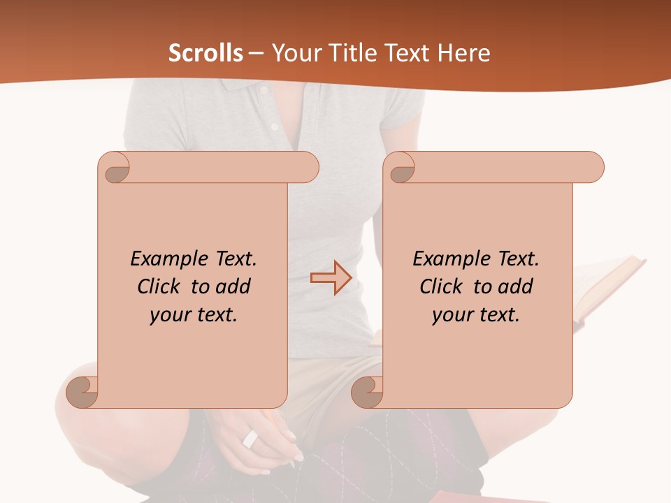 Legs Smart Socks PowerPoint Template