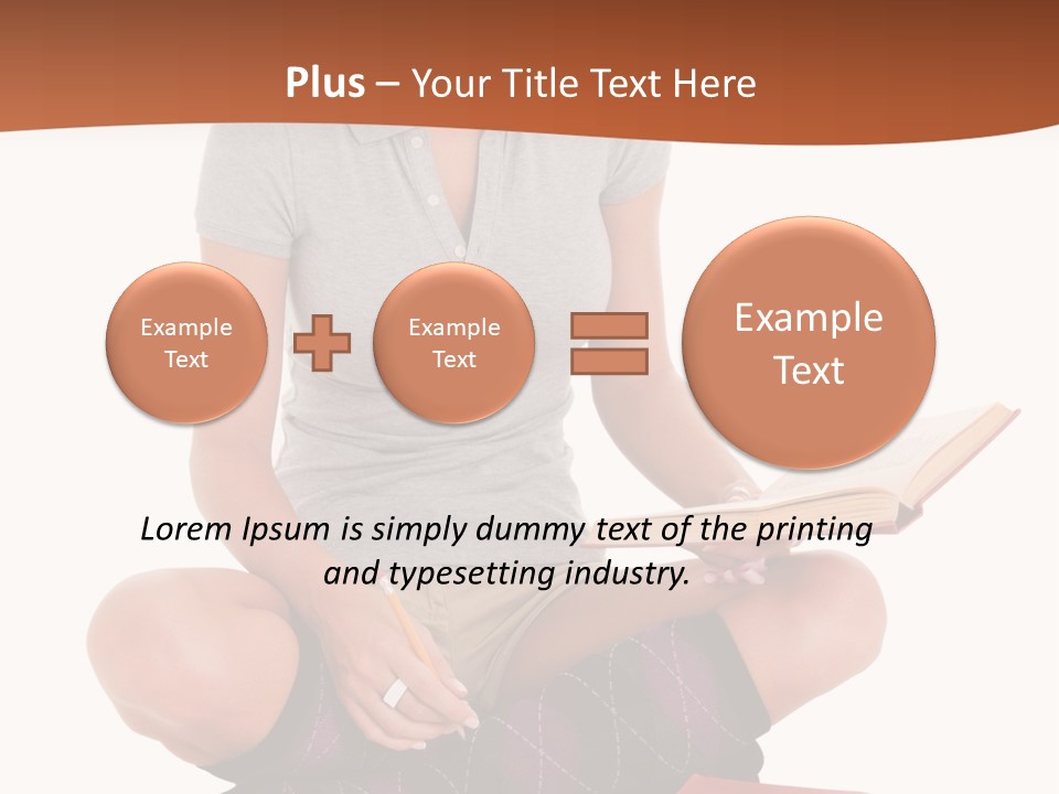 Legs Smart Socks PowerPoint Template