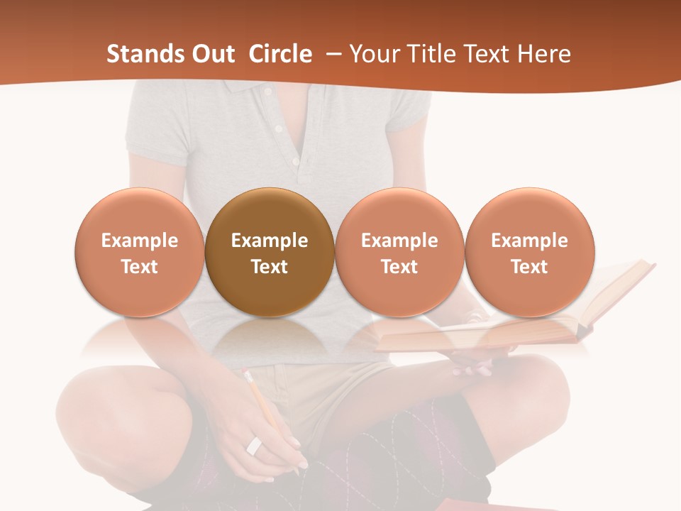 Legs Smart Socks PowerPoint Template