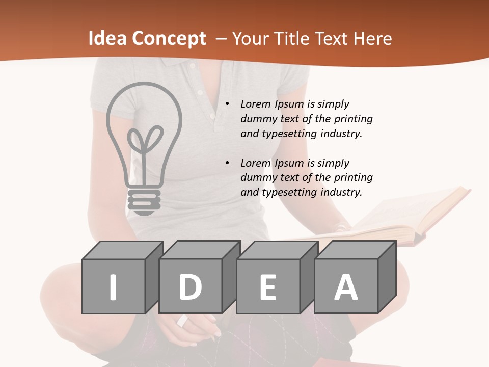 Legs Smart Socks PowerPoint Template