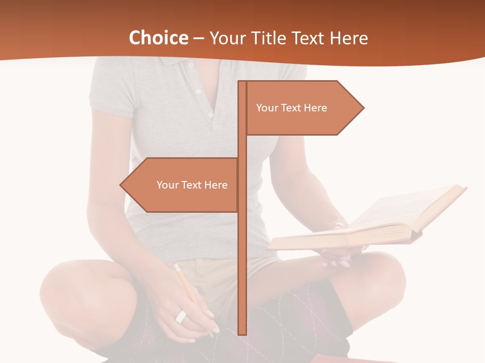 Legs Smart Socks PowerPoint Template