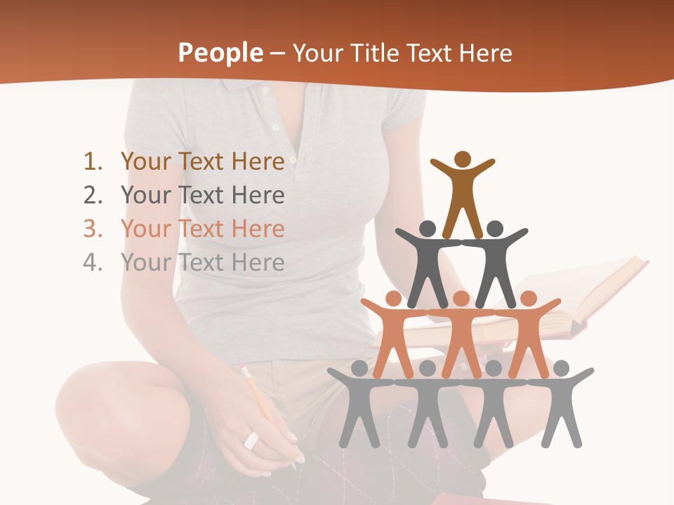 Legs Smart Socks PowerPoint Template