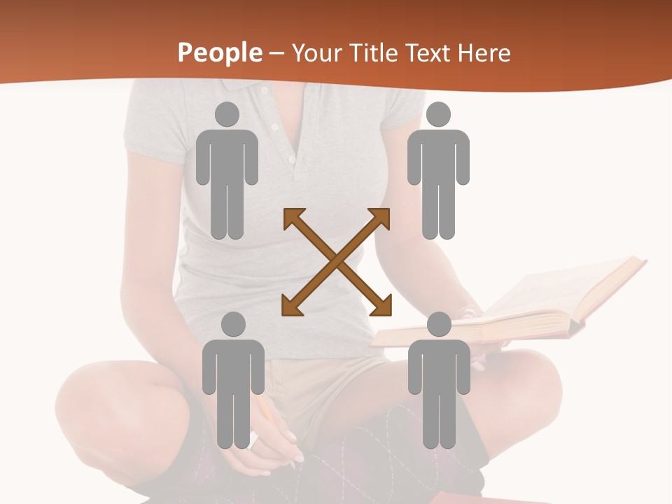 Legs Smart Socks PowerPoint Template