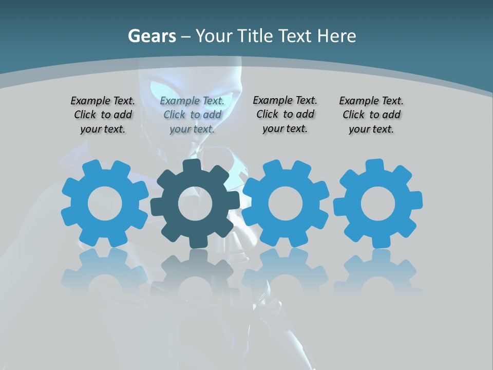 Fantasy Technology Illustration PowerPoint Template