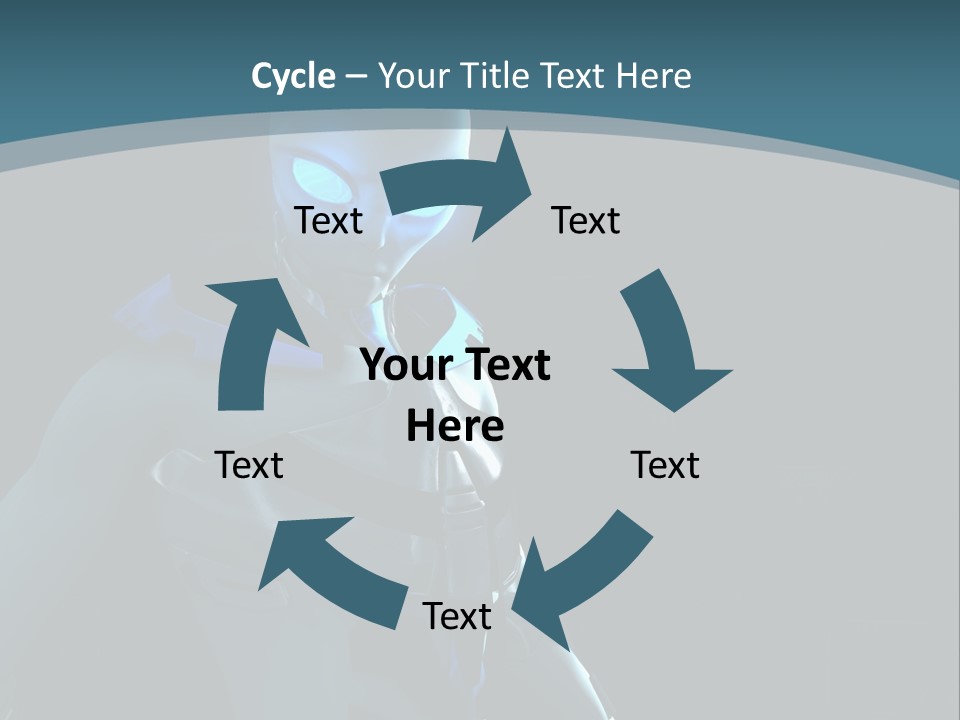 Fantasy Technology Illustration PowerPoint Template