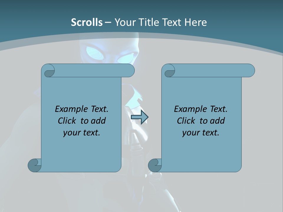 Fantasy Technology Illustration PowerPoint Template