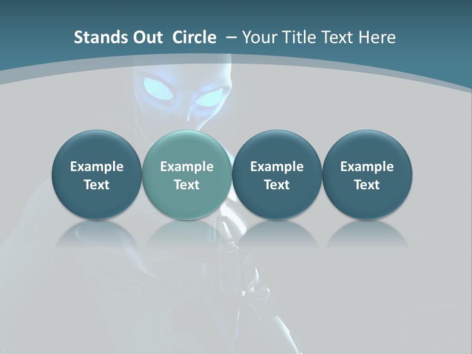 Fantasy Technology Illustration PowerPoint Template