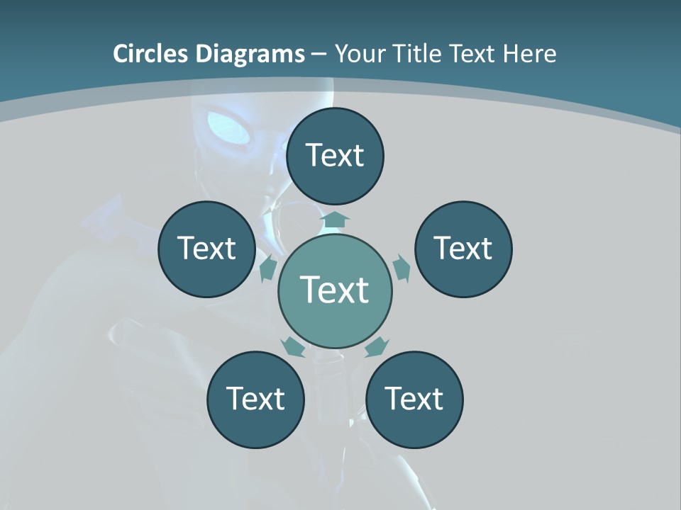 Fantasy Technology Illustration PowerPoint Template