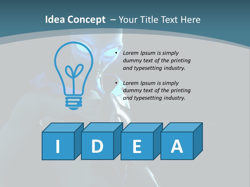 Fantasy Technology Illustration PowerPoint Template