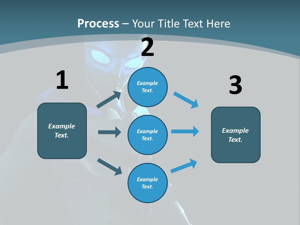 Fantasy Technology Illustration PowerPoint Template