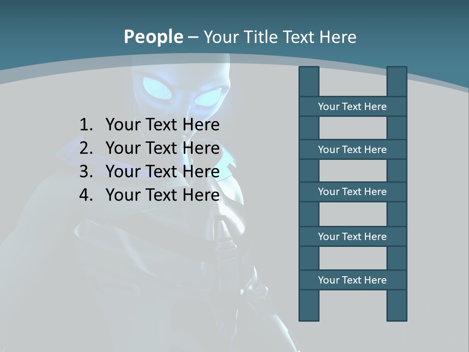 Fantasy Technology Illustration PowerPoint Template