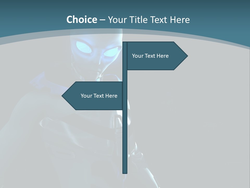 Fantasy Technology Illustration PowerPoint Template