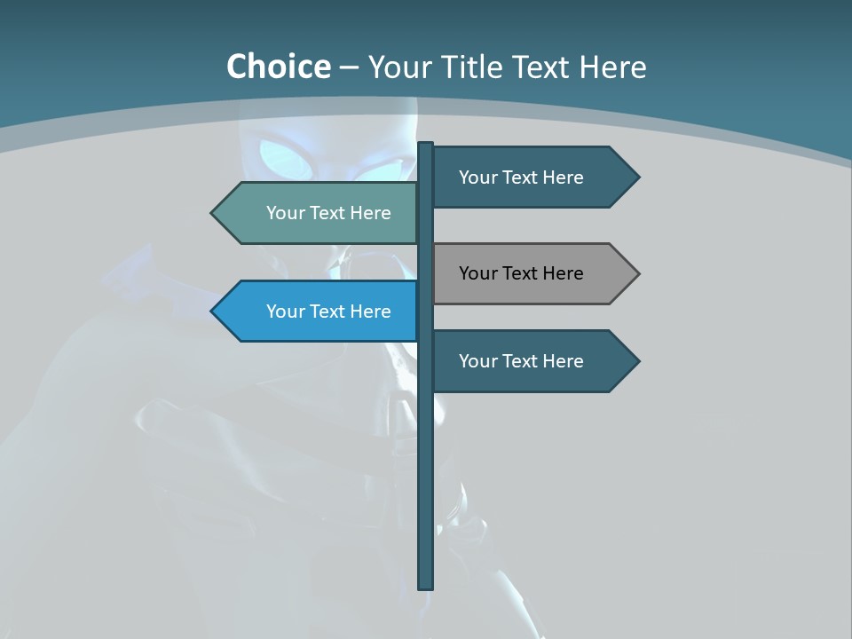 Fantasy Technology Illustration PowerPoint Template