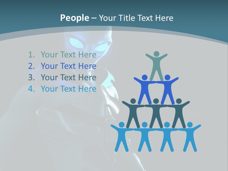 Fantasy Technology Illustration PowerPoint Template