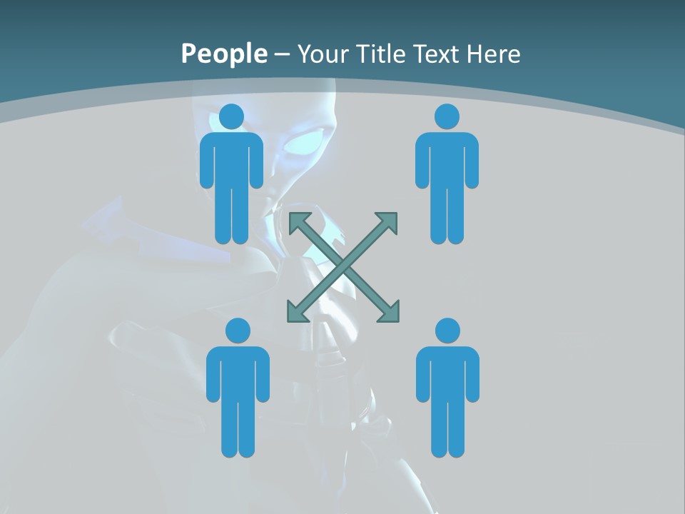 Fantasy Technology Illustration PowerPoint Template