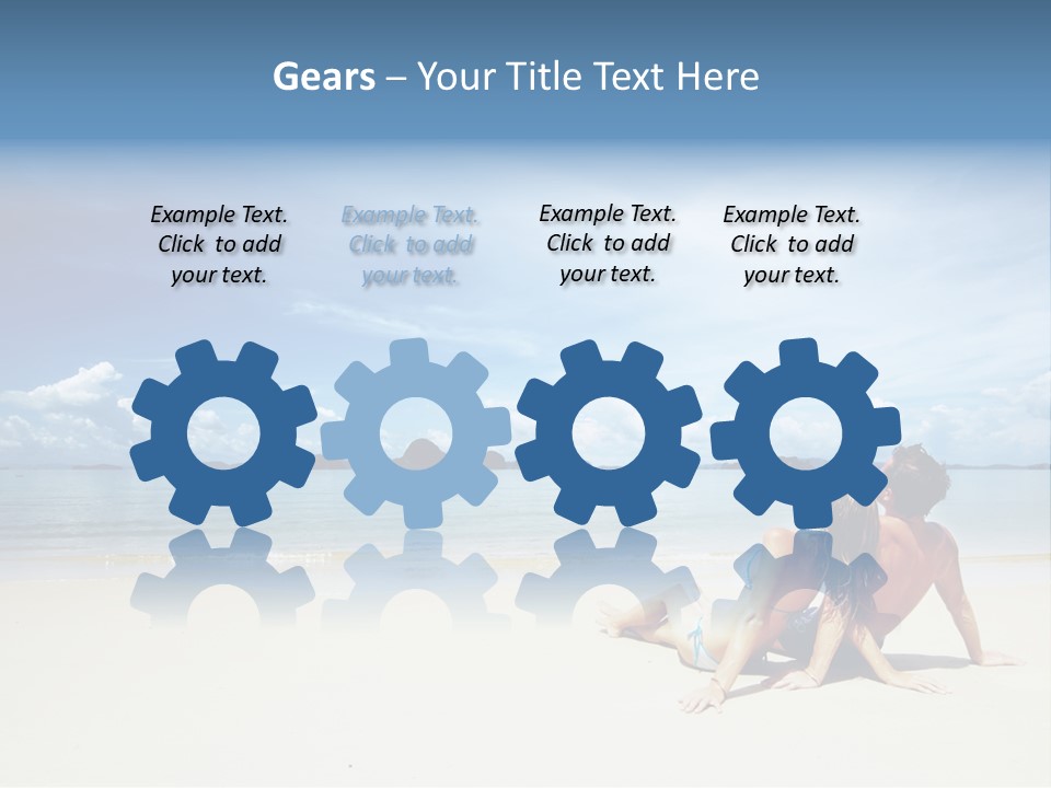 Nature Naked Woman PowerPoint Template