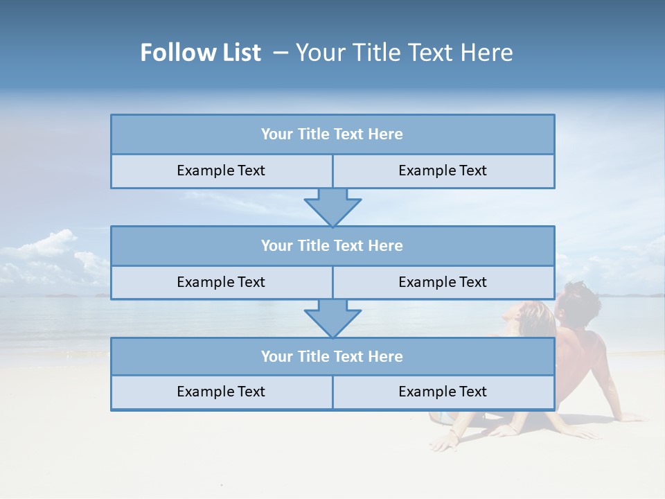 Nature Naked Woman PowerPoint Template