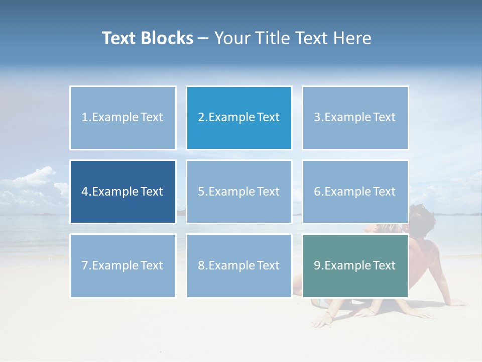 Nature Naked Woman PowerPoint Template