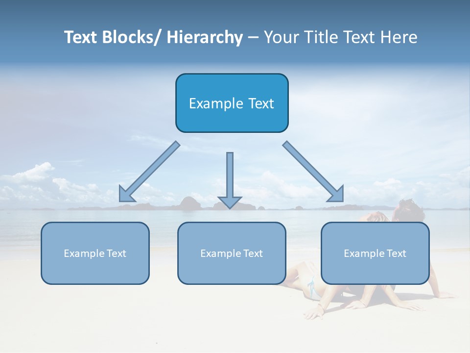 Nature Naked Woman PowerPoint Template