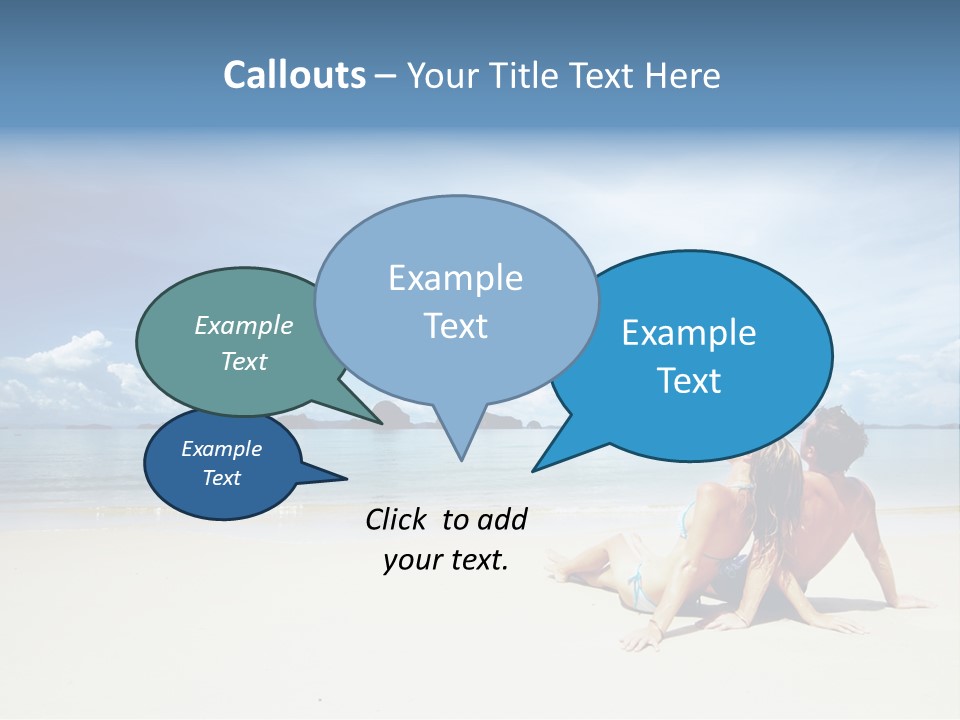 Nature Naked Woman PowerPoint Template