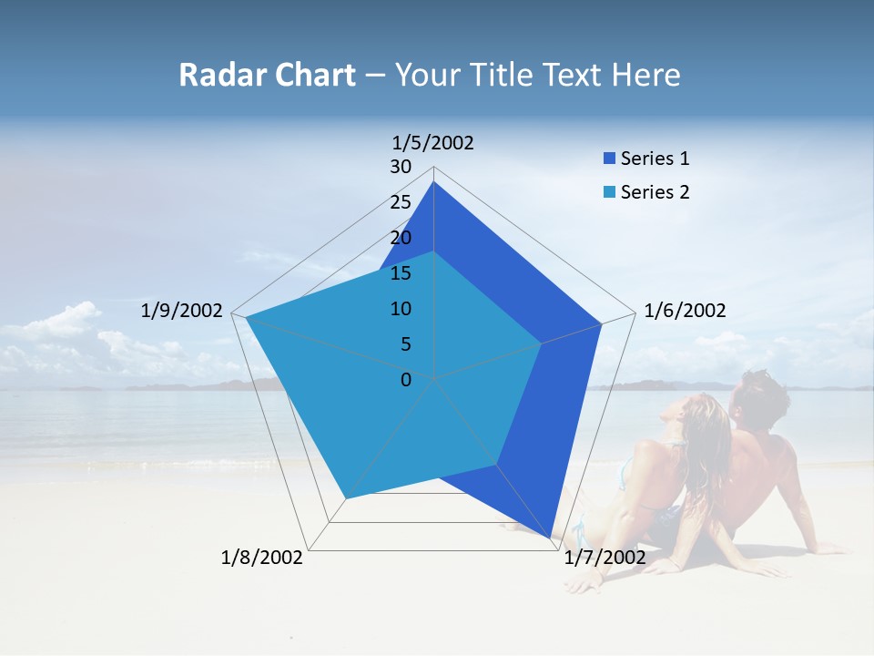 Nature Naked Woman PowerPoint Template