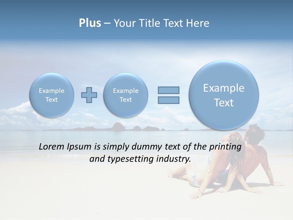 Nature Naked Woman PowerPoint Template