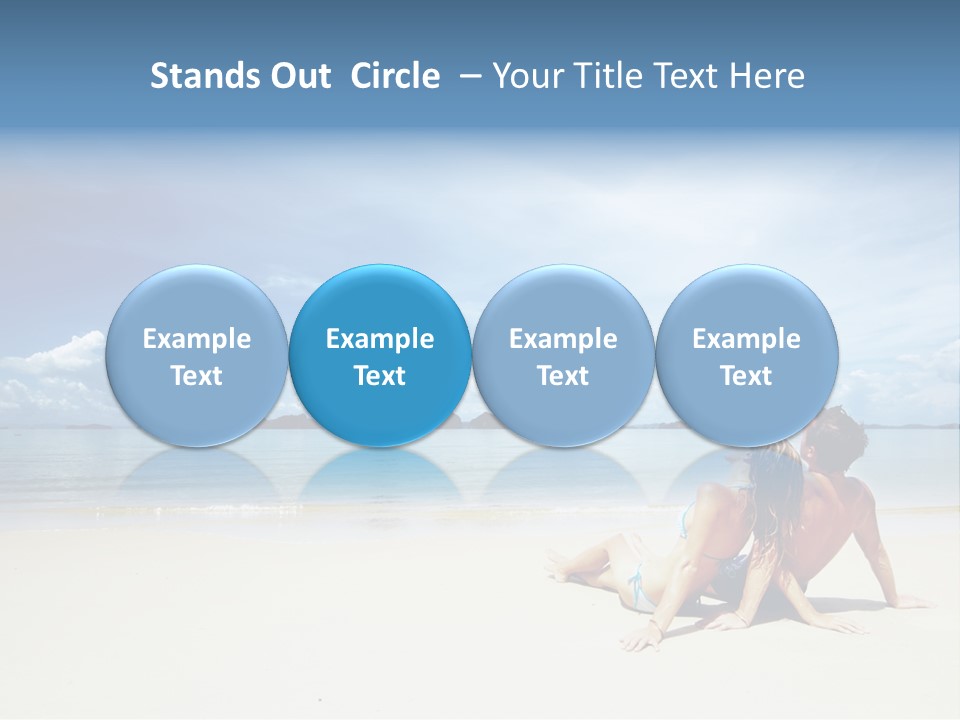 Nature Naked Woman PowerPoint Template