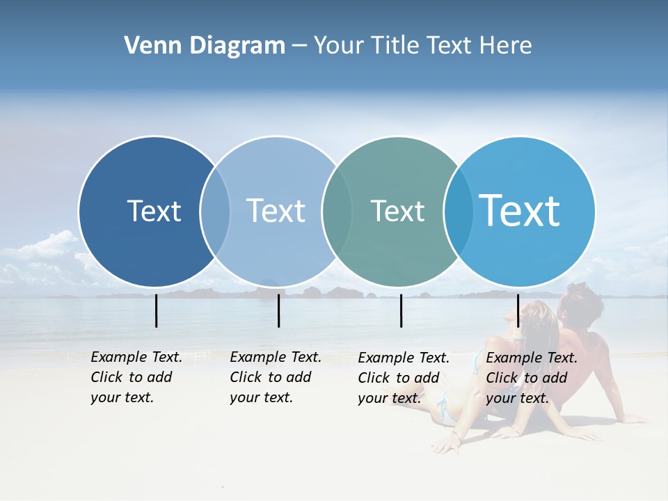 Nature Naked Woman PowerPoint Template